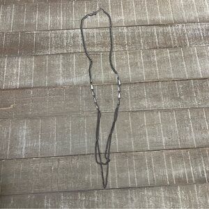 Lia Sophia Hype Necklace, Silver Layered Chain Necklace